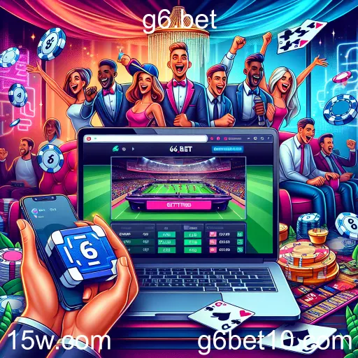 Imagem promocional da g6.bet mostrando a plataforma e suas vantagens